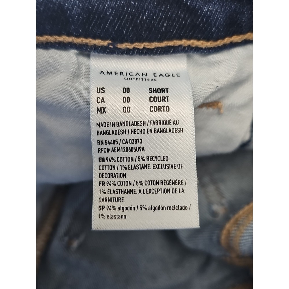 American Eagle Jeans Women's Size 00 Mom Jean Stretch Denim - Picture 7 of 14